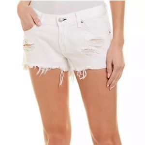 Rag & Bone /JEAN White Denim Cutoff Shorts Size 28